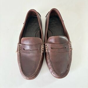 Cole Haan Men’s Penny Loafers Shoes Brown Leather Slip On Size 8 M Casual